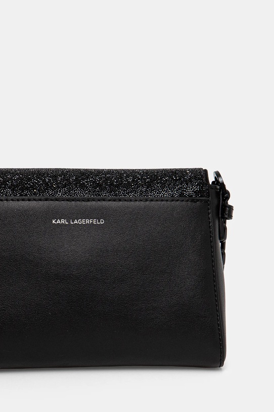 Akcesoria Karl Lagerfeld torebka skórzana A1W30180 czarny