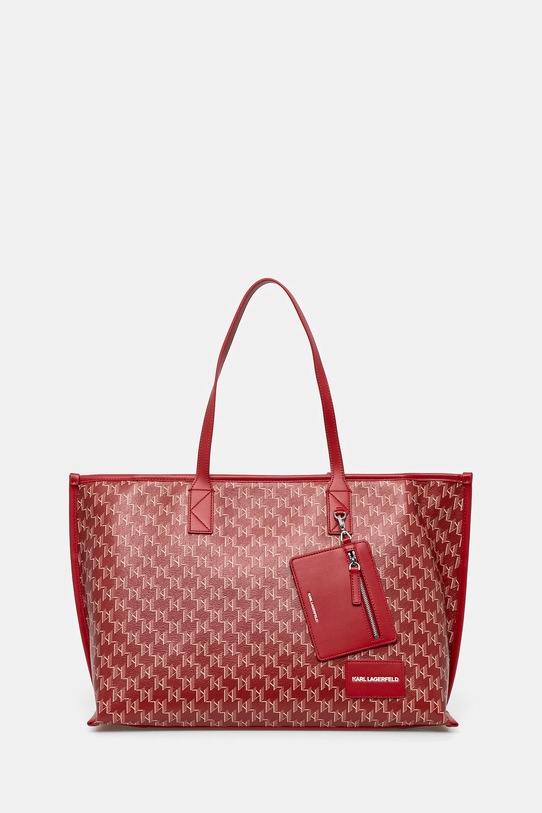 Kabelka Karl Lagerfeld K/VOYAGE imitácia kože červená A1W30183