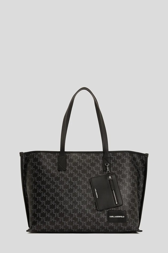 Karl Lagerfeld torebka mieści A4 czarny A1W30183