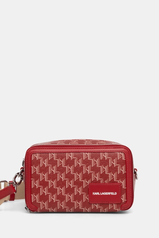 Karl Lagerfeld torebka nie mieści A4 czerwony A1W30185