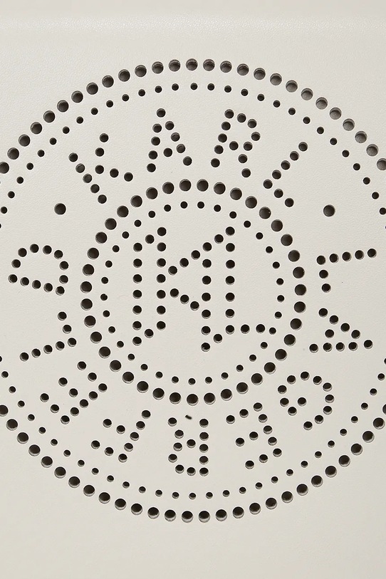 Kožená kabelka Karl Lagerfeld biela A1W30212