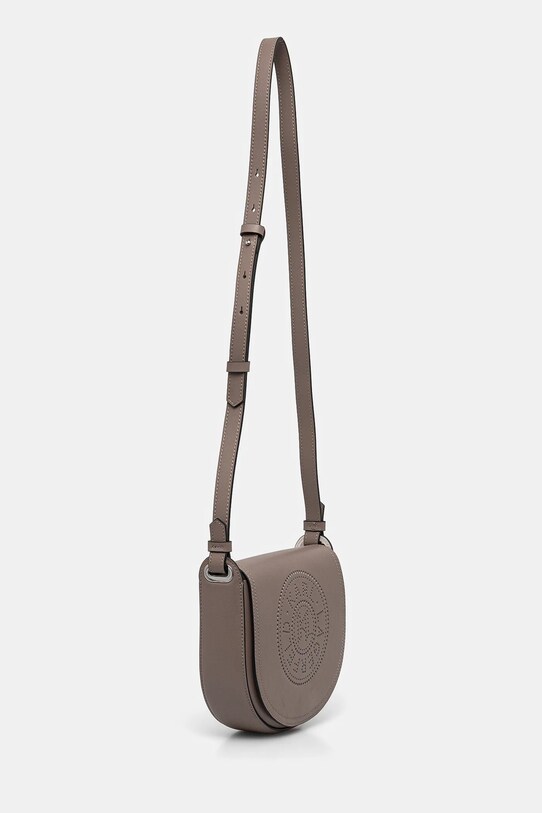 Шкіряна сумочка Karl Lagerfeld лицьова шкіра бежевий A1W30212