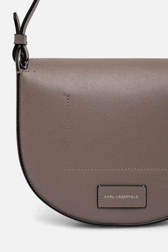 Аксесуари Шкіряна сумочка Karl Lagerfeld A1W30212 бежевий