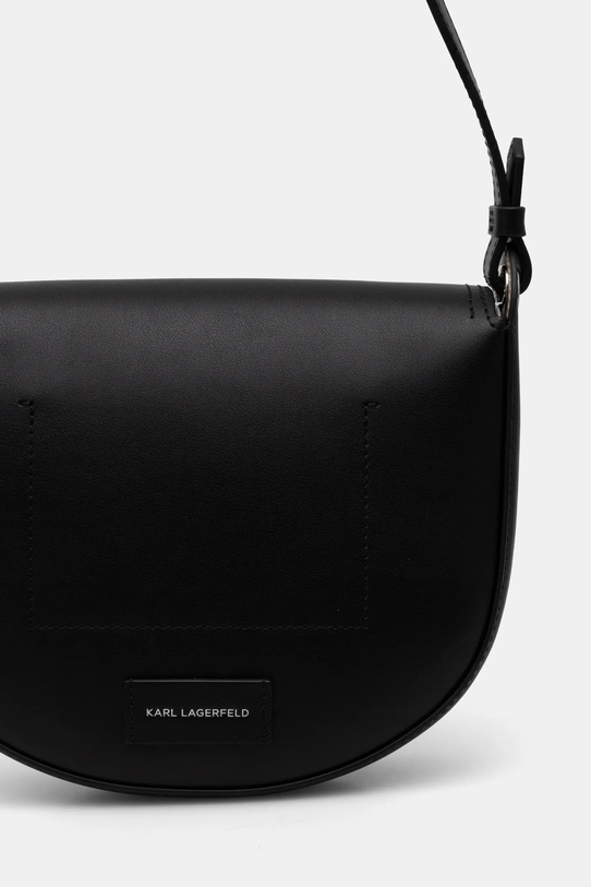 Accesorii Karl Lagerfeld poseta de piele A1W30212 negru