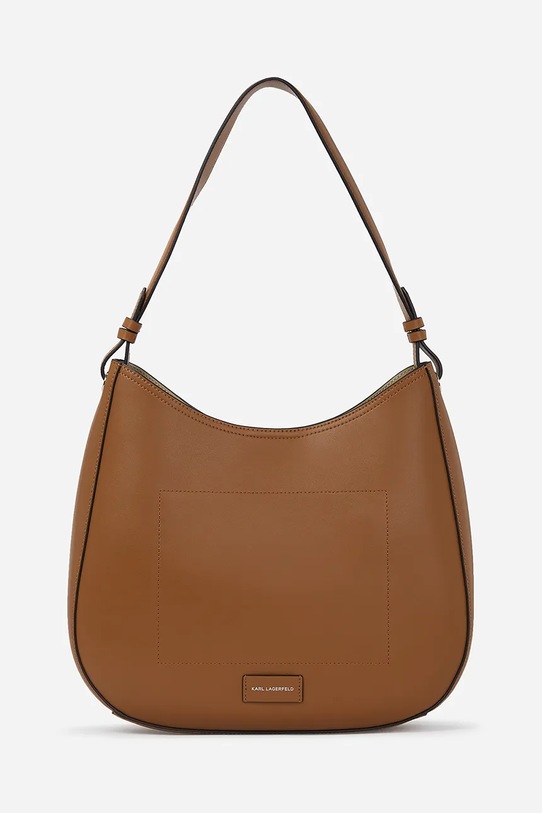 Karl Lagerfeld borsa a mano in pelle A1W30213 marrone SS25