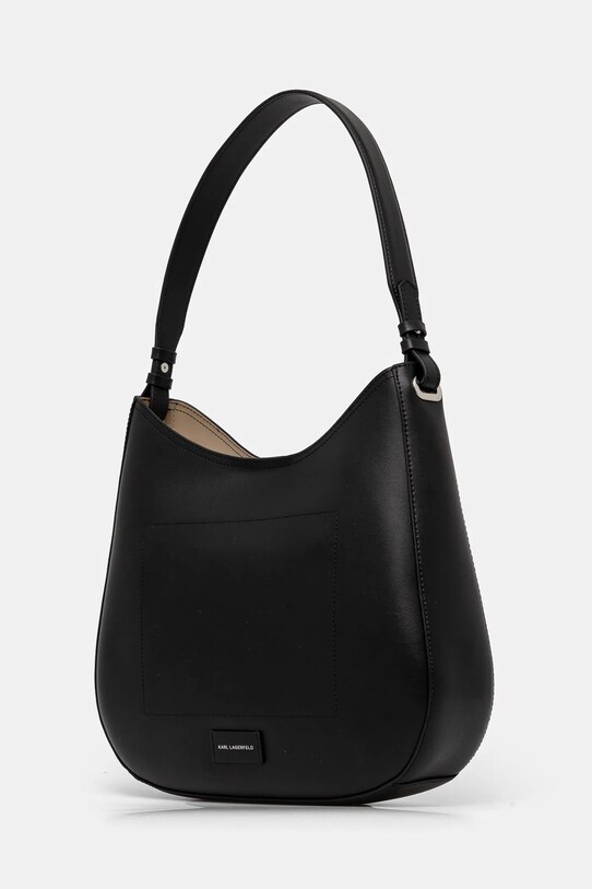 Doplňky Kožená kabelka Karl Lagerfeld A1W30213 černá