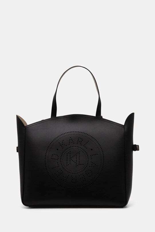 Сумочка Karl Lagerfeld гладкий чорний A1W30216