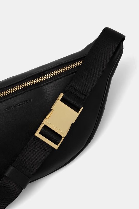 Accesorii Karl Lagerfeld borsetă de piele A1W30227 negru