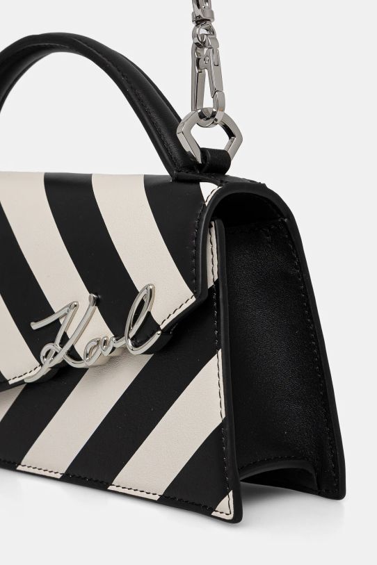 Karl Lagerfeld torebka skórzana beżowy A1W30392