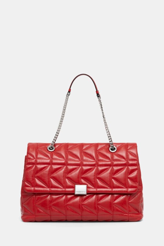 Karl Lagerfeld poseta de piele uni rosu A1W30393