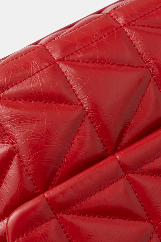 Kožená kabelka Karl Lagerfeld červená A1W30393