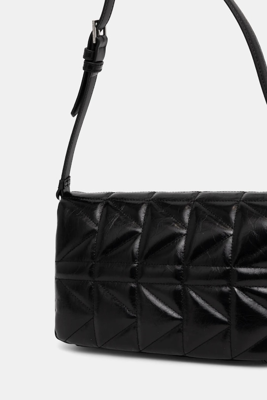 Doplnky Kožená kabelka Karl Lagerfeld A1W30394 čierna