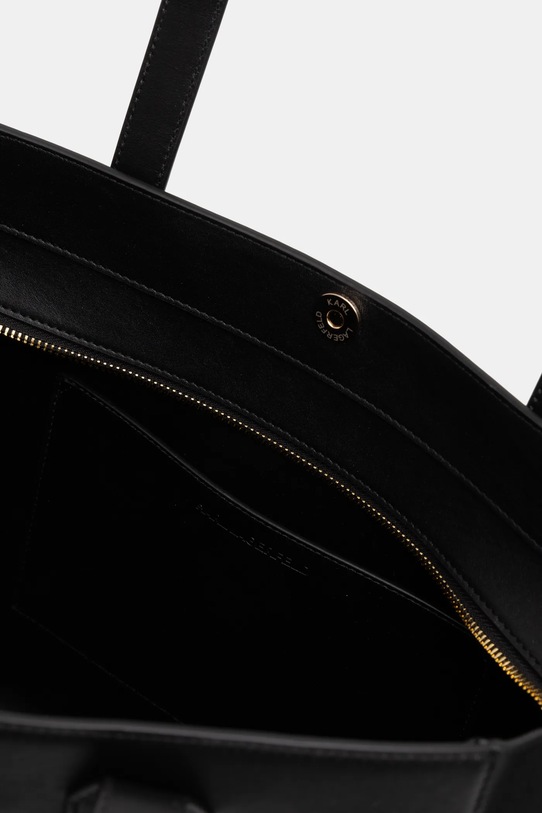 Karl Lagerfeld poseta de piele A1W30397 negru