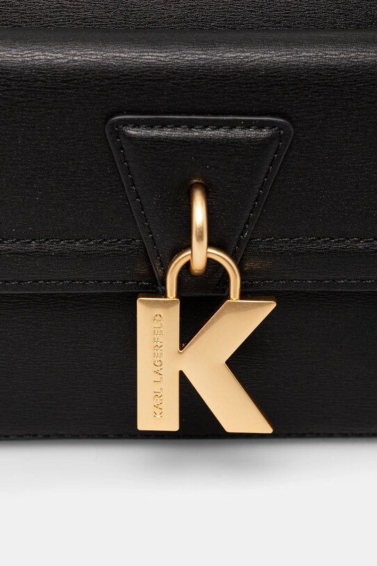 Karl Lagerfeld poseta de piele negru A1W30406