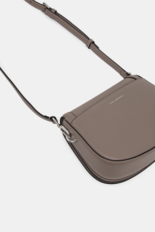 Accesorii Karl Lagerfeld poseta de piele A1W30408 maro