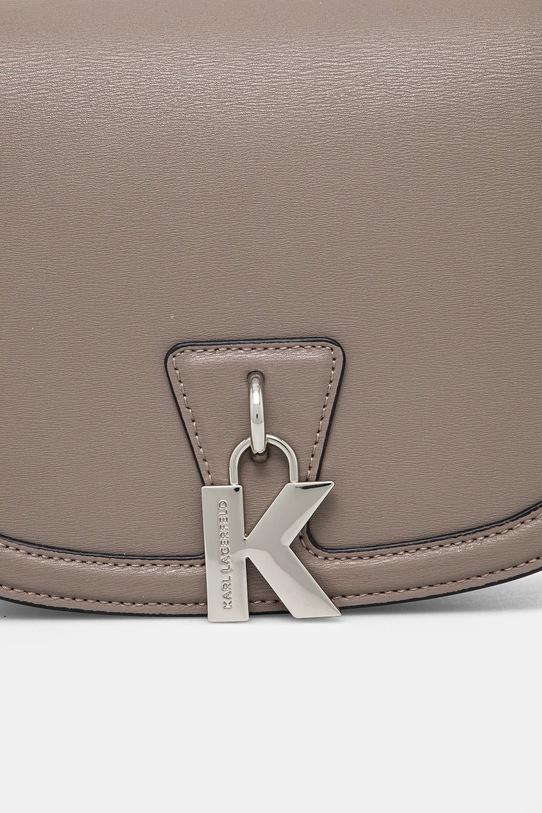 Karl Lagerfeld borsa a mano in pelle marrone A1W30408