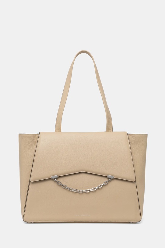 Сумочка Karl Lagerfeld лицьова шкіра бежевий A1W30433