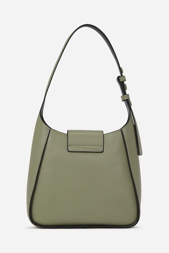 Kožená kabelka Karl Lagerfeld K/SIGNATURE A1W30434 zelená AA00