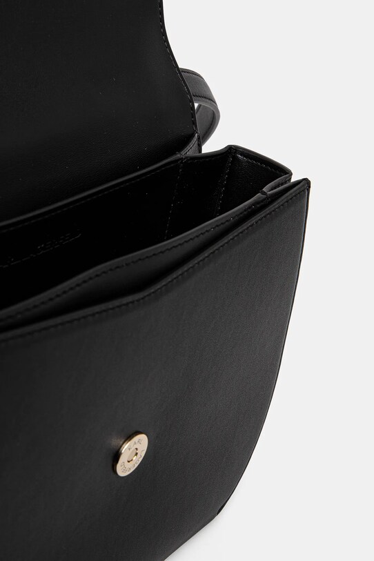 Kožená kabelka Karl Lagerfeld čierna A1W30444