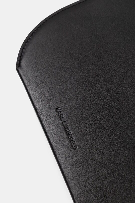 Karl Lagerfeld poseta de piele negru A1W30445