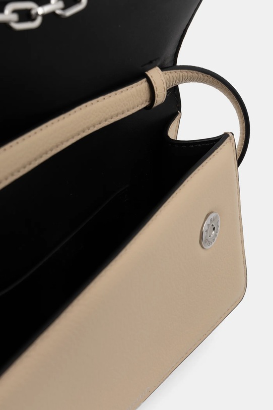 Karl Lagerfeld torebka skórzana A1W30446 beżowy