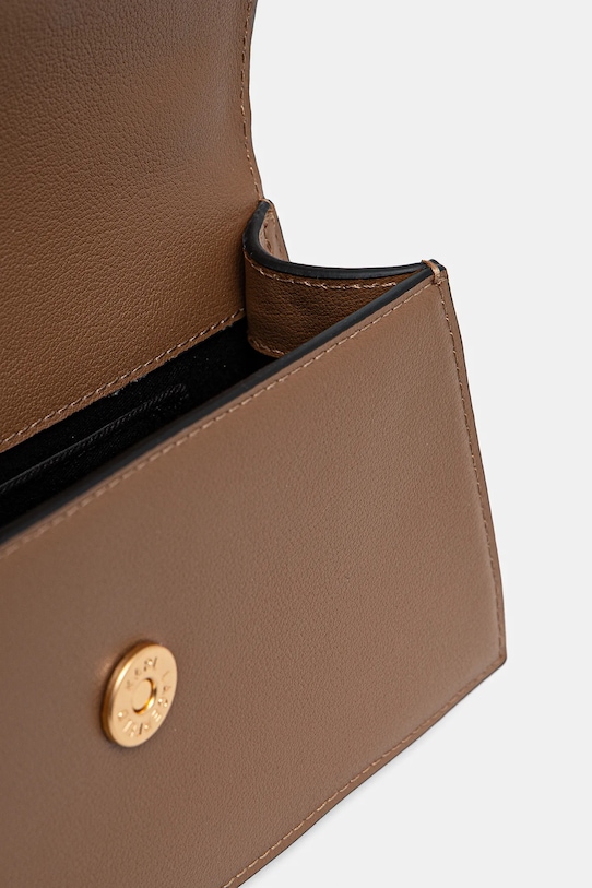 Karl Lagerfeld torebka skórzana K/SIGNATURE brązowy A1W30458