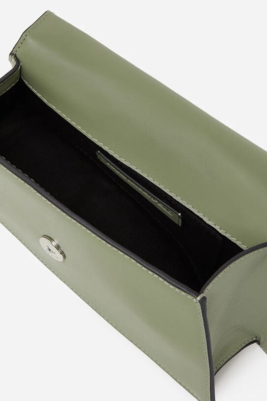 Accesorii Karl Lagerfeld poseta de piele A1W30458 verde