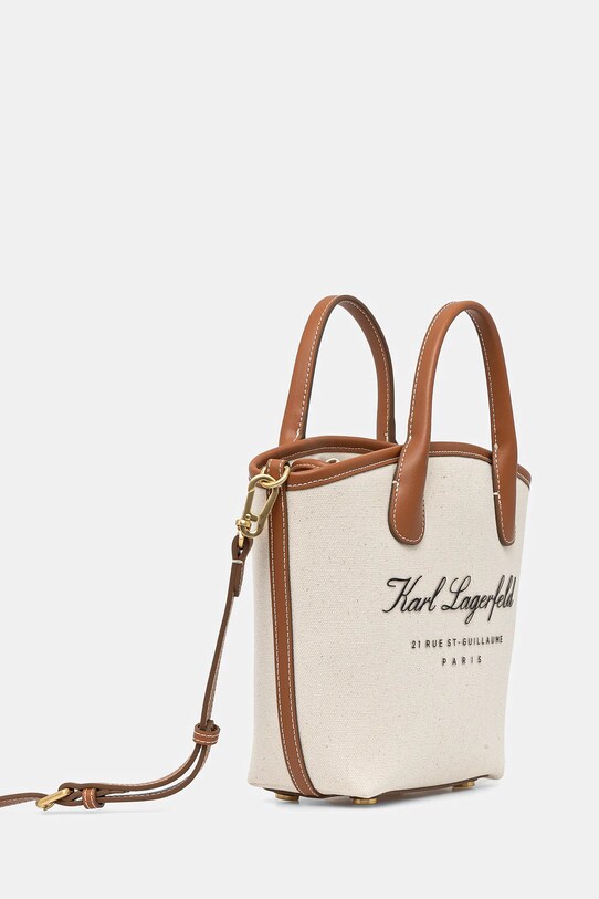 Τσάντα Karl Lagerfeld A1W46076 μπεζ SS25