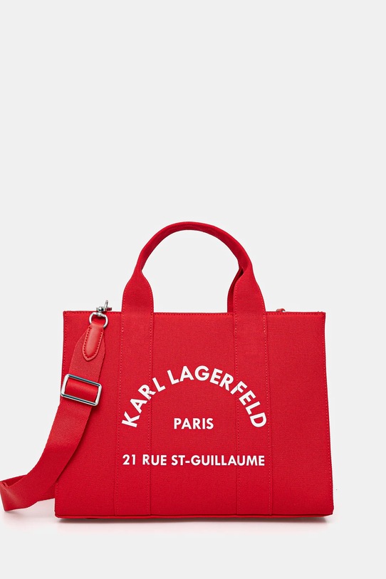 Torba Karl Lagerfeld K/RSG premalo za format A4 crvena A1W50010
