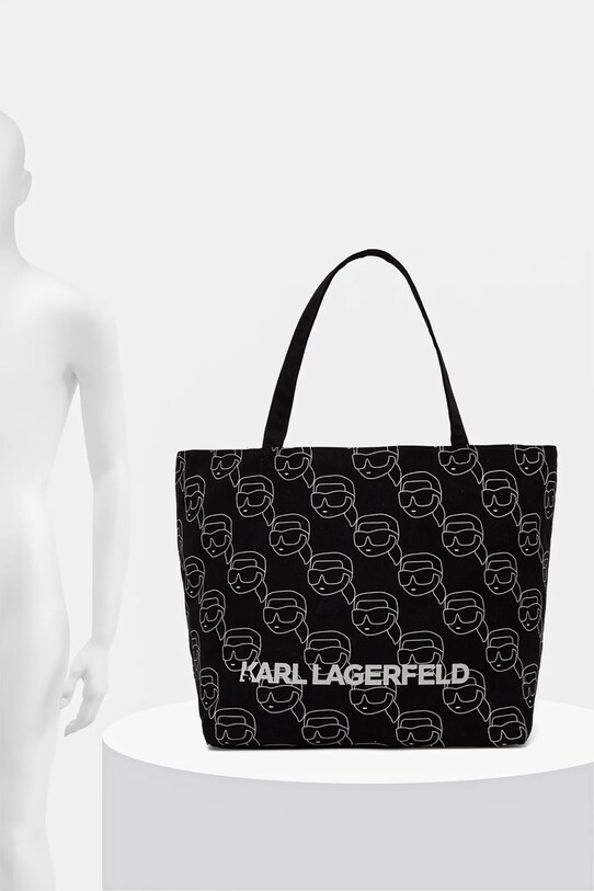 Хлопковая сумка Karl Lagerfeld A1W50023
