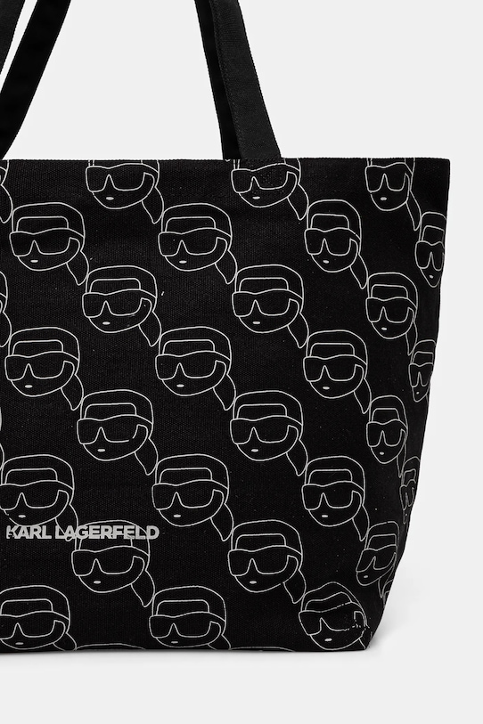 Accesorii Karl Lagerfeld geanta de bumbac A1W50023 negru