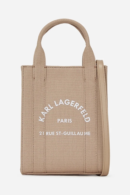 Kabelka Karl Lagerfeld potisk béžová A1W50039