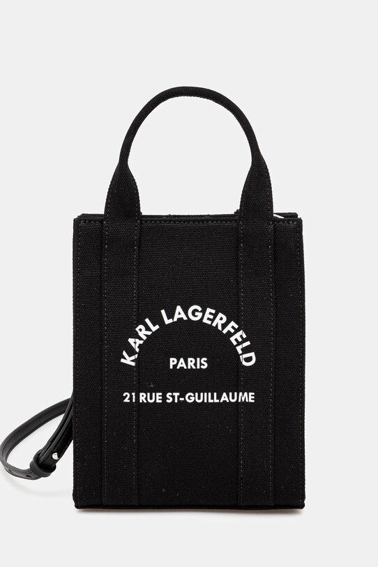 Сумочка Karl Lagerfeld надрук чорний A1W50039