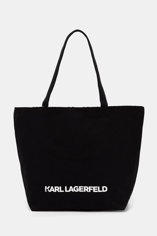 Karl Lagerfeld torebka dwustronna wzorzyste czarny A1W50047