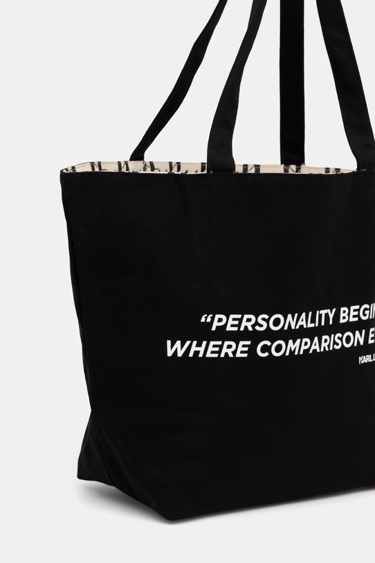 Doplnky Obojstranná kabelka Karl Lagerfeld A1W50047 čierna