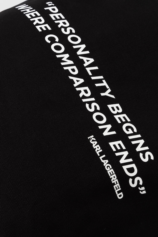 Obojstranná kabelka Karl Lagerfeld čierna A1W50047