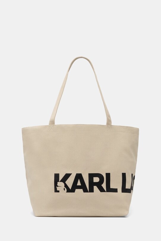 Τσάντα Karl Lagerfeld υφασμάτινο μπεζ A1W50060