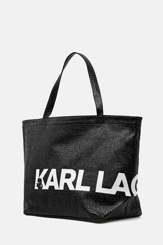 Karl Lagerfeld torebka bawełniana A1W50064 czarny SS25