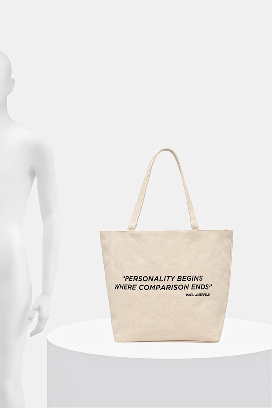 Karl Lagerfeld torebka dwustronna A1W50072 beżowy