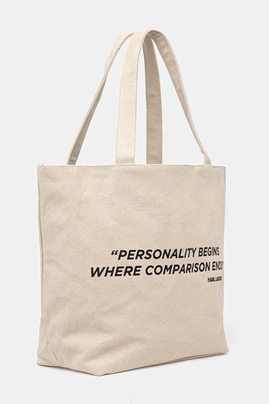 Karl Lagerfeld torebka dwustronna A1W50072 beżowy SS25