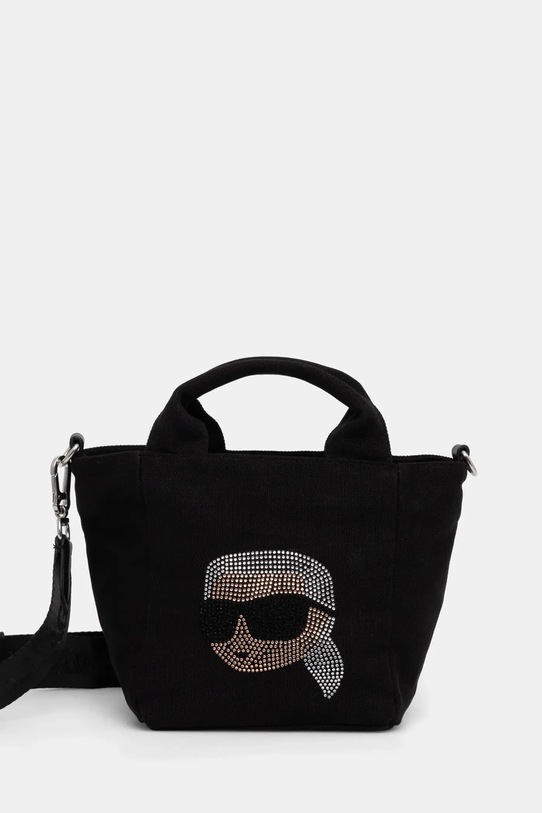 Kabelka Karl Lagerfeld nášivka černá A1W50084