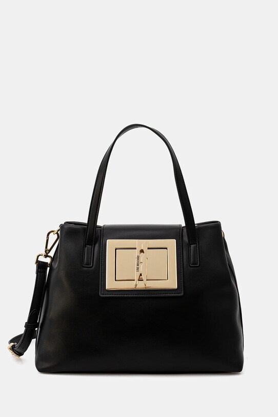 Love Moschino torebka nie mieści A4 czarny JC4163PP1