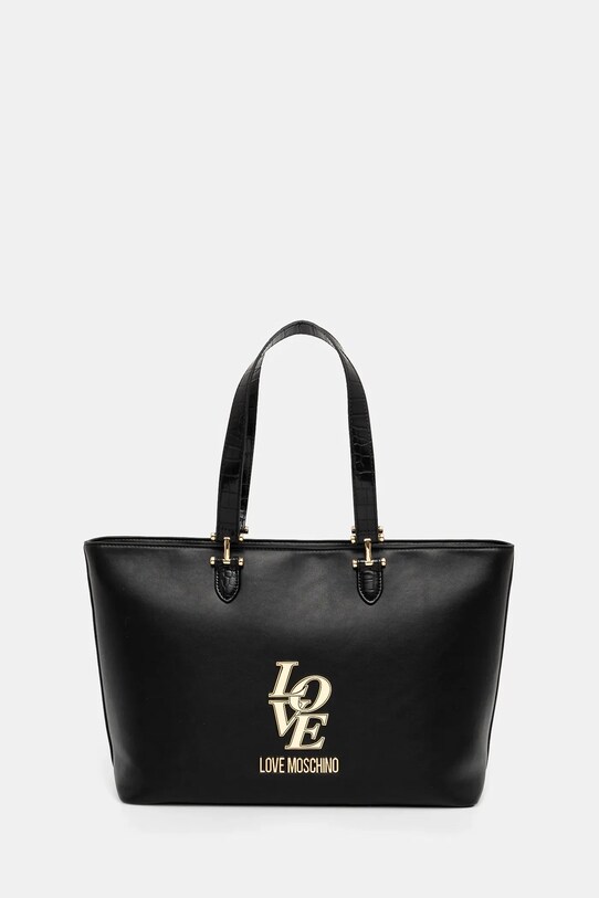 Kabelka Love Moschino imitácia kože čierna JC4159PP1