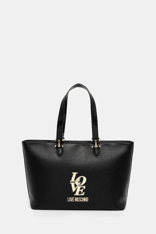 Love Moschino torebka aplikacja czarny JC4159PP1