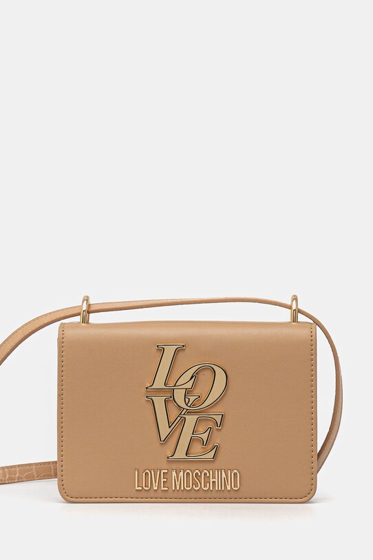 Kabelka Love Moschino imitácia kože béžová JC4158PP1
