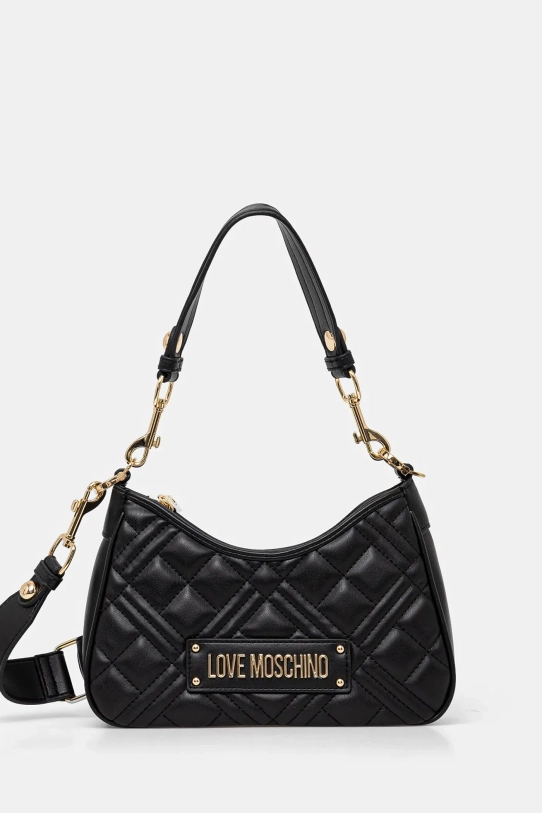 Love Moschino torebka aplikacja czarny JC4152PP1