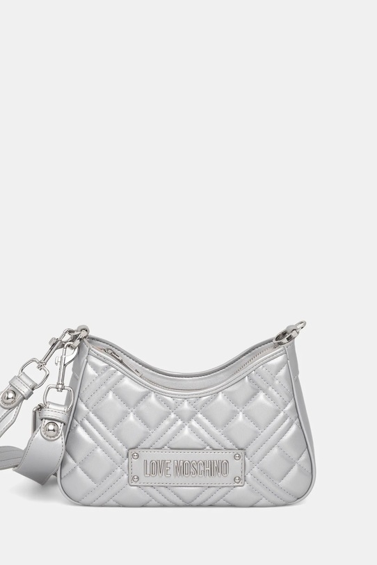 Сумочка Love Moschino аппликация серебрянный JC4152PP1