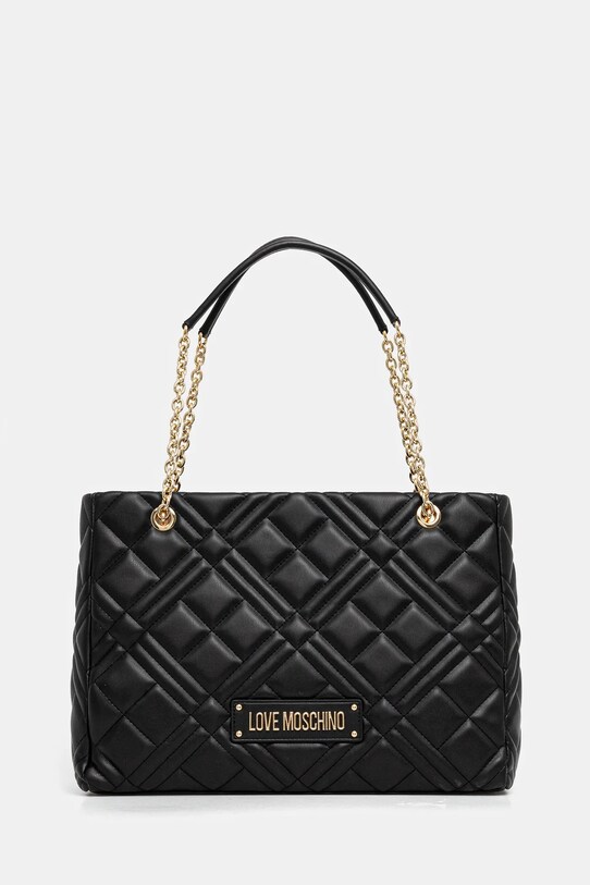 Τσάντα Love Moschino απομίμηση λείου δέρματος μαύρο JC4145PP1