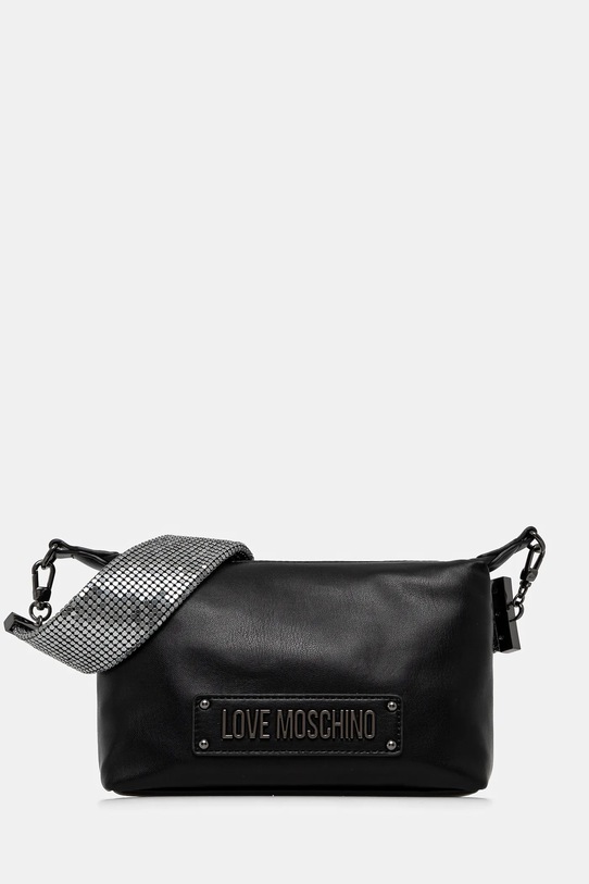 Love Moschino torebka aplikacja czarny JC4140PP1