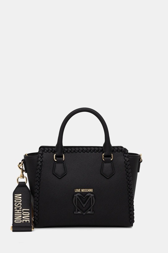 Love Moschino poșetă nu incape in A4 negru JC4126PP1